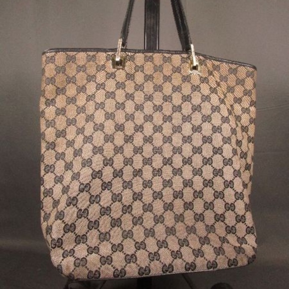 🛑SOLD🛑  GUCCI Large Canvas Monogram Tote - Picture 3 of 7